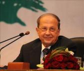 Aoun - conférence à la faculté de Génie de Damas (Syrie)