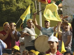 Hezbollah - manif & fiesta